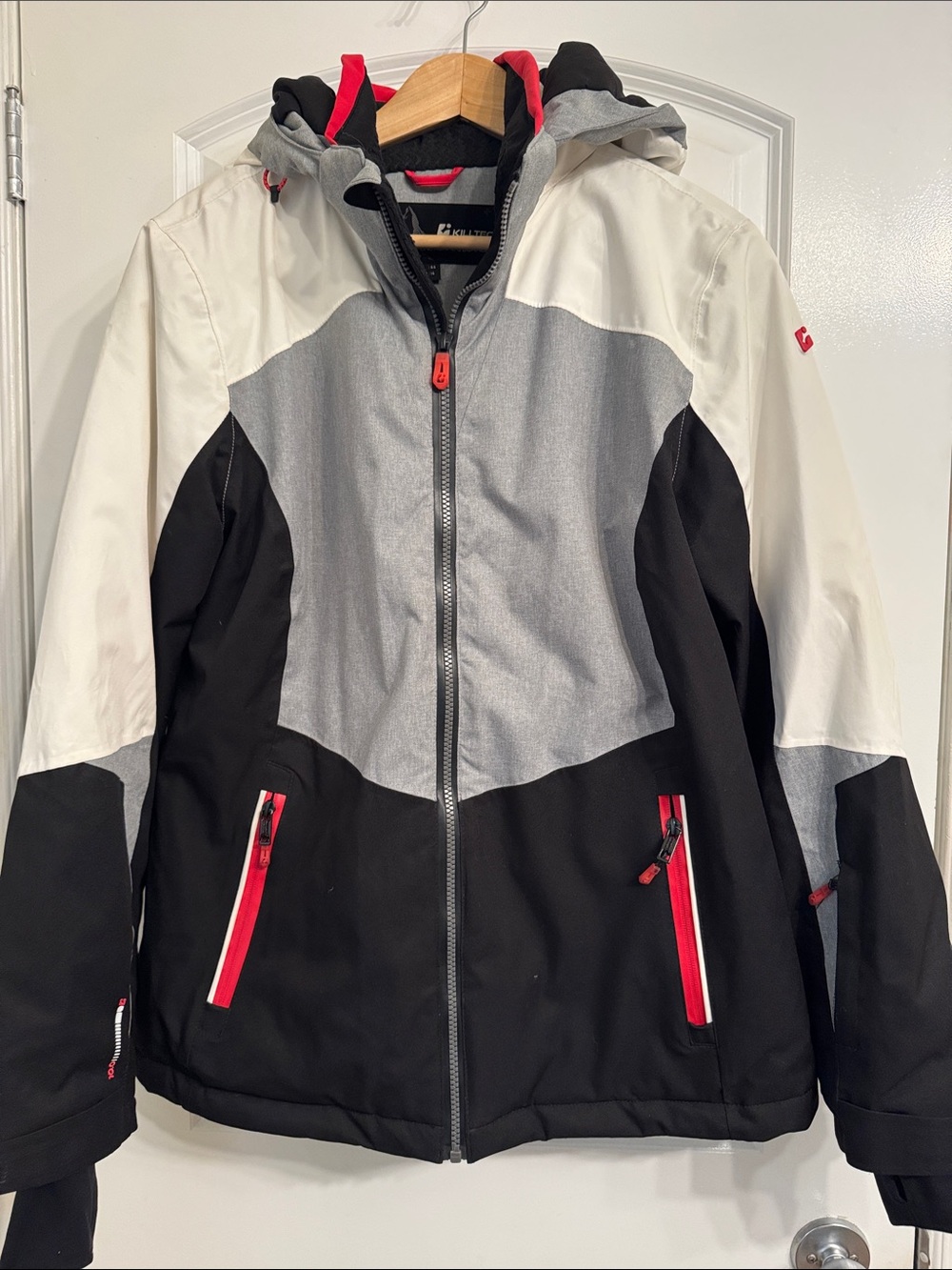 Killtec Ski Jacket - Black, Gray & White